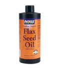 Flax Seed Oil 12 Oz ( Certified Organic Non GE ) - NOW Foods
