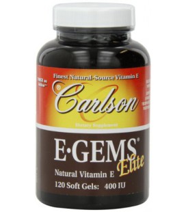 Carlson E-gems Elite 400 IU,120 Softgels