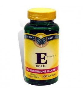 Spring Valley - Vitamin E 400 IU, 100 Softgels