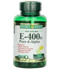 Nature's Bounty E-400 Iu Natural Pure D-alpha, 120 Softgels