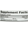 Nature's Bounty E-400 Iu Natural Pure D-alpha, 120 Softgels