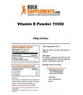 BulkSupplements Pure Vitamin E Powder (100 grams)