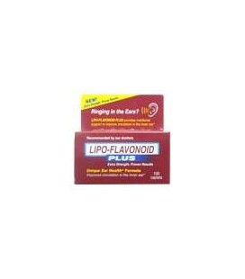 Lipo-Flavonoid Plus Unique Ear Health Formula, Caplets, 100 ct.