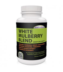 White Mulberry-  1 Best Quality Weight Loss Complex with White Mulberry Leaf Extract, Garcinia Cambogia, Green Coffee Bean Extr