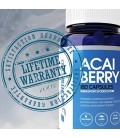 Acai Berry 1200mg x 180 Caps, 100% Pure High Potency, Supports Fat Metabolism, Natural Flavonoids & Antioxidants, 3 Month Suppl