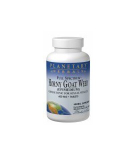 Planetary Formulas Horny Goat Weed 600Mg Full Spectrum Std 10% Flavonoids As Icariin 45 Tabs