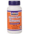 American Ginseng 100 Caps 500 Mg ( 5% Ginsenoside ) - NOW Foods