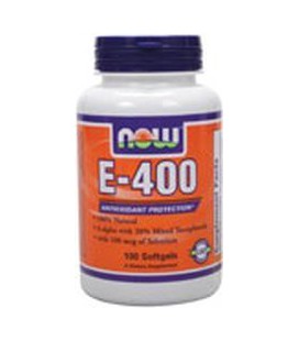 Now Foods Vitamin E-400 IU with Selenium 100 Softgels