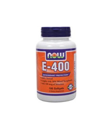 Now Foods Vitamin E-400 IU with Selenium 100 Softgels