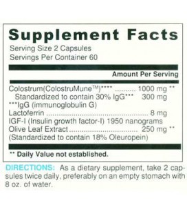 Le colostrum w / Olive Leaf - 2081- 120 Capsules