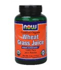 NOW Foods - Wheat Grass Juice Powder Certified Organic - 4 oz. ( Multi-Pack)