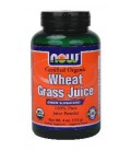 NOW Foods - Wheat Grass Juice Powder Certified Organic - 4 oz. ( Multi-Pack)