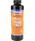 NOW Foods High Lignan Flax Seed Oil, 12 Ounces (Pack of 2)