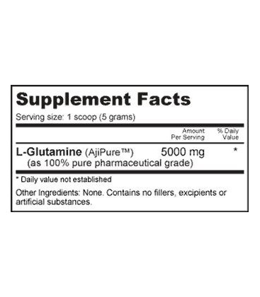 NutraBio 100% pure L-Glutamine Powder - 2500 Grams - Testé HPLC, micronisées, Unflavored, sans additifs ou des charges, BPF. Su