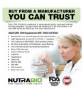 NutraBio 100% pure L-Glutamine Powder - 2500 Grams - Testé HPLC, micronisées, Unflavored, sans additifs ou des charges, BPF. Su