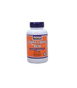 Now Foods Alpha Lipoic Acid 250 mg, 120 caps (Pack of 2)