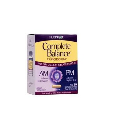 Natrol Complete Balance Menopause AM&PM Formulas 60 Capsules