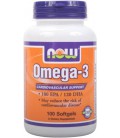 NOW Foods Omega-3 2000mg, 100 Softgels (Pack of 2)