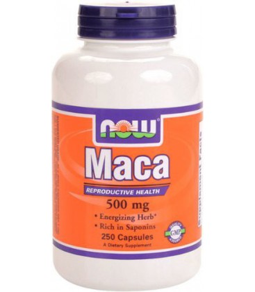 NOW Foods Maca 500mg, 250 Capsules