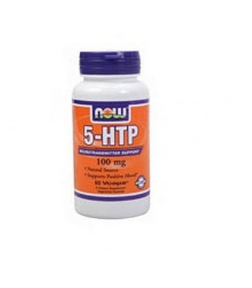 NOW Foods 5-HTP 100mg, 60 VCaps