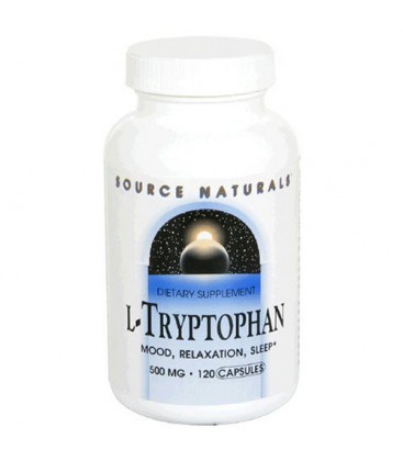 Source Naturals L-Tryptophan 500mg, 120 Capsules