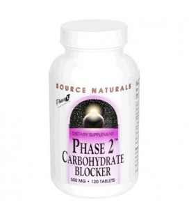 Source Naturals Phase 2 Carbohydrate Blocker, 120 Tablets