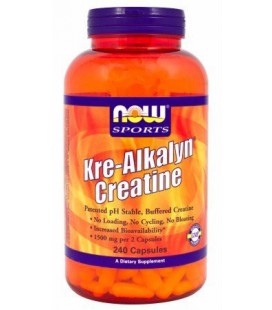 Now Foods Kre-alkalyn Creatine Capsules, 750mg, 240-Count