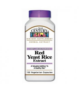 21st Century Red Yeast Rice, 150 Vegicaps