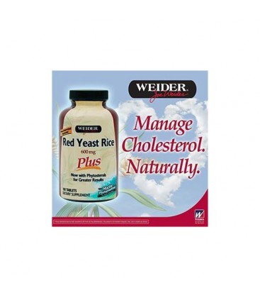 Weider Red Yeast Rice Plus with Phytosterols 1200 mg per 2 T