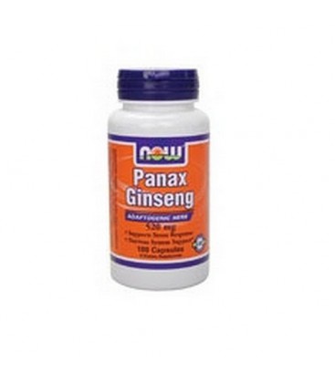 NOW Foods Panax Ginseng, 100 Capsules / 520mg (Pack of 2)