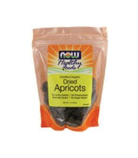 Now Foods Organic Apricots Unsweet/Unsulfur, 1-Pound