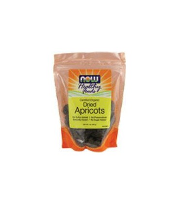 Now Foods Organic Apricots Unsweet/Unsulfur, 1-Pound