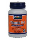 NOW Foods - High Potency Vitamin D-3 Structural Support 2000 IU - 240 Softgels ( Multi-Pack)