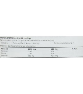 CON-CRET créatine HCL, Unflavored, 48 Portions