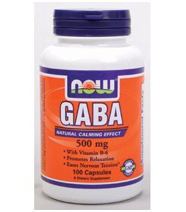 NOW Foods - GABA 500 mg 100 caps