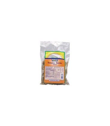 Now Foods Sesame Sticks, Whole Wheat Salted, 9-Ounce