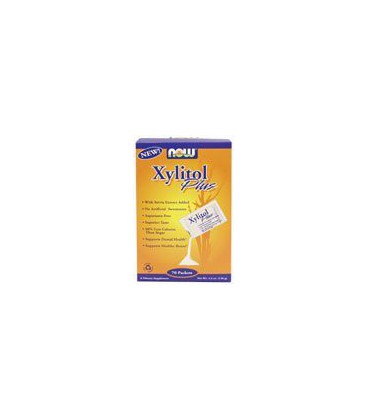 Xylitol Plus Packets (70 packets) With Stevia Extract - 4.4 oz - Box