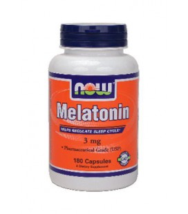 Now Foods Melatonin 3 mg (180 caps) ( Multi-Pack)