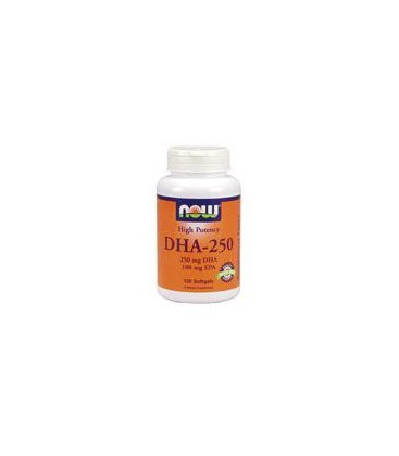 Now Foods DHA - 250, 120 softgels (Pack of 2)