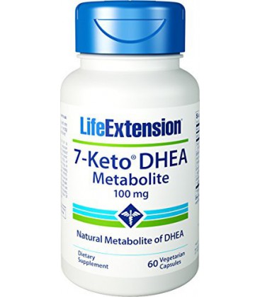 Life Extension 7-Keto DHEA 100 mg capsules végétariennes, 60 comte