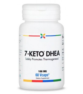 7-KETOÂ® DHEA - 100 mg. Qualite Premium - 60 Veggie Caps. Fabriqué aux États-Unis. (Pack de 1)