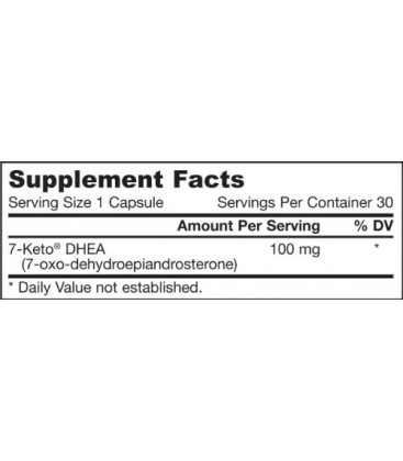 7-Keto DHEA 100mg 30 Capsules