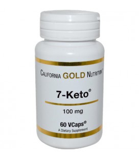 California Gold Nutrition, 7 Keto, 100 mg, 60 Vcaps