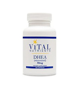 DHEA supplément de nutriments vitaux, 50 mg, 60 comte