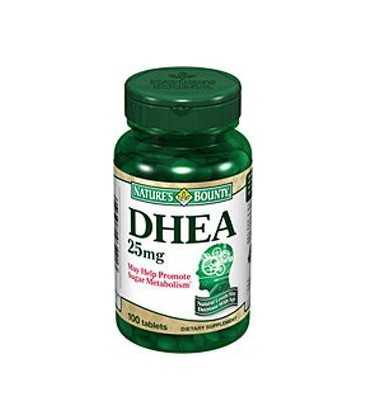 Pack spécial de 5 NATURES BOUNTY DHEA 25mg 100 comprimés