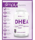 Il suffit de vitamines DHEA 50mg 100 Capsules - Favorise des niveaux sains hormonaux chez les hommes et les femmes - Plus senti