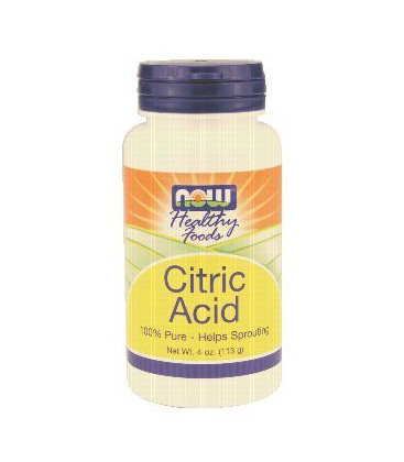 Now Foods Citric Acid 100% Pure - 4 oz. ( Multi-Pack)