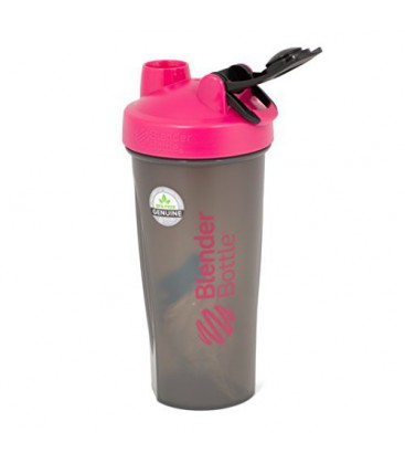 Bouteilles BlenderBottle couleur - New Black translucide couleur avec Shaker Ball - rose - 28 oz