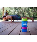 GYM FORCE 1 Protein Shaker Bottle - Weight Loss Diet BPA Bodybuilding intelligents Shakers Qualité garantie avec Voyage Coupe