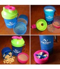 GYM FORCE 1 Protein Shaker Bottle - Weight Loss Diet BPA Bodybuilding intelligents Shakers Qualité garantie avec Voyage Coupe